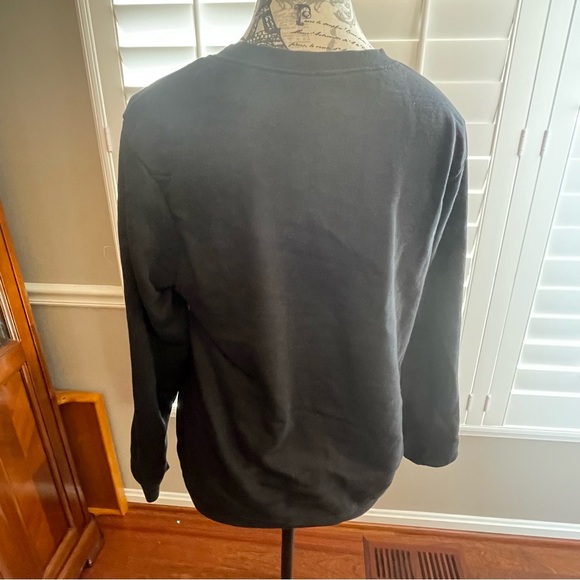 Black Graphic Sweatshirt - Picture 3 of 4